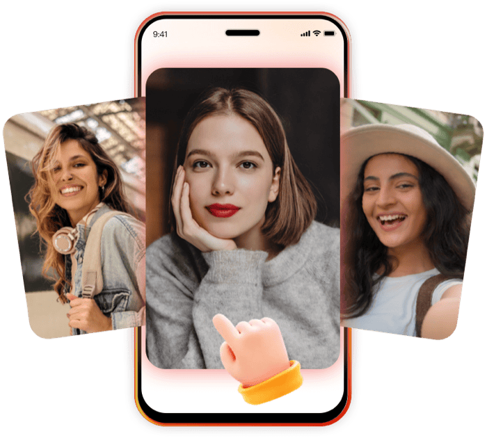 Browse and choose who you want to meet on LivU