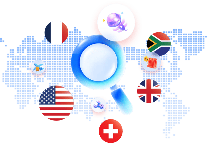 Choose countries and topics for video chat